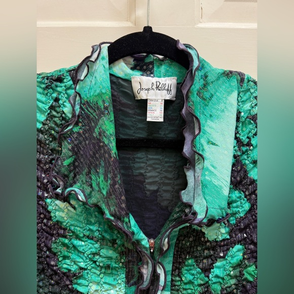 Joseph Ribkoff Multicolor Textured Blouse - Picture 5 of 14